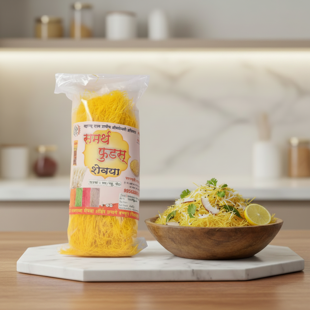 SAMARTH FOODS Shevai, Made By Natural Ingredients, No Artificial Flavour, Pack of 500 gm