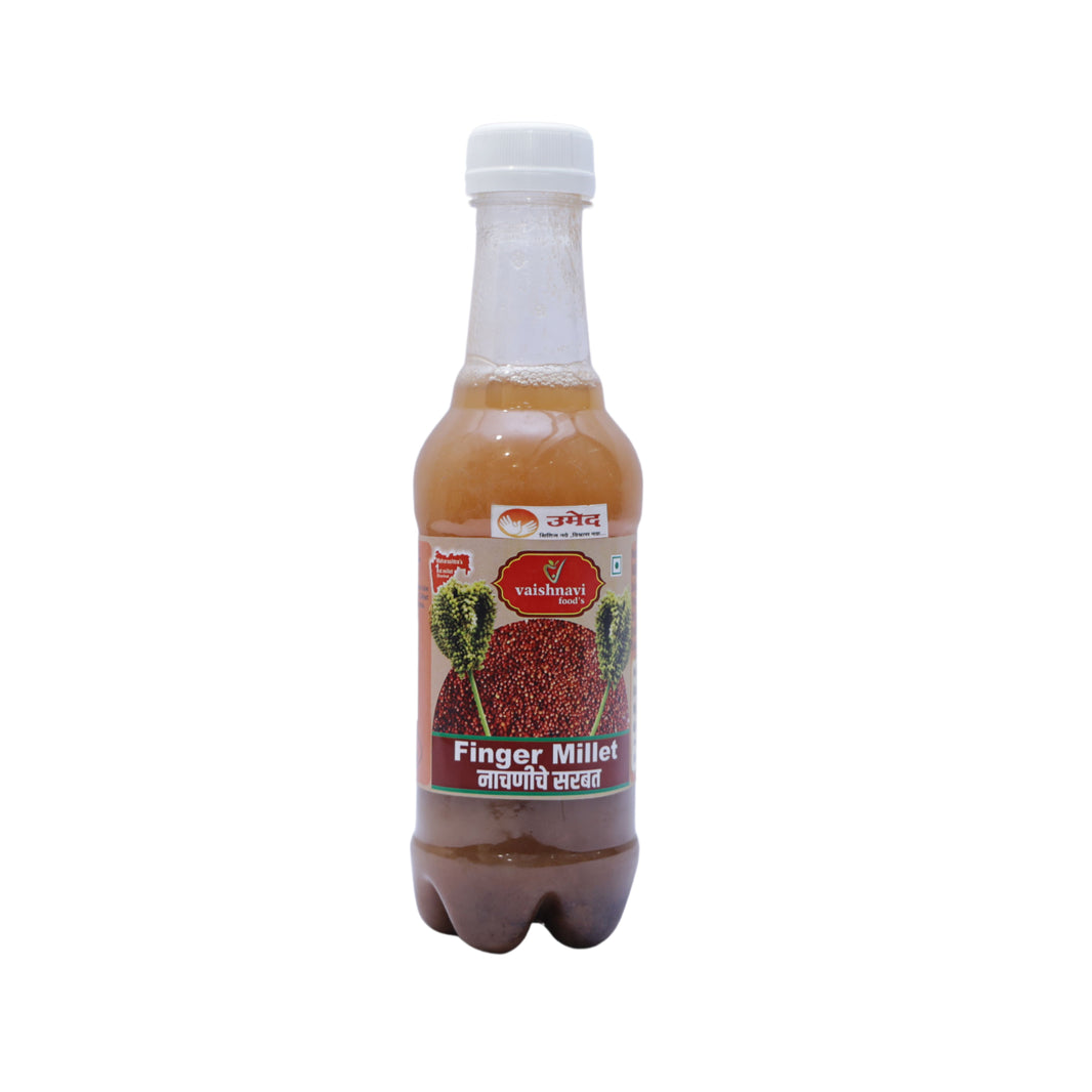 VAISHNAVI FOODS nachani sarbat, natural ingredient, no artificial essence, pack of 300 ml