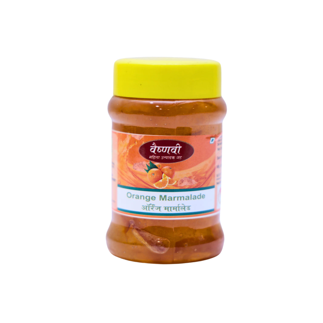 VAISHNAVI FOODS orange marmalet, natural ingredient, no artificial essence, pack of 250 gm