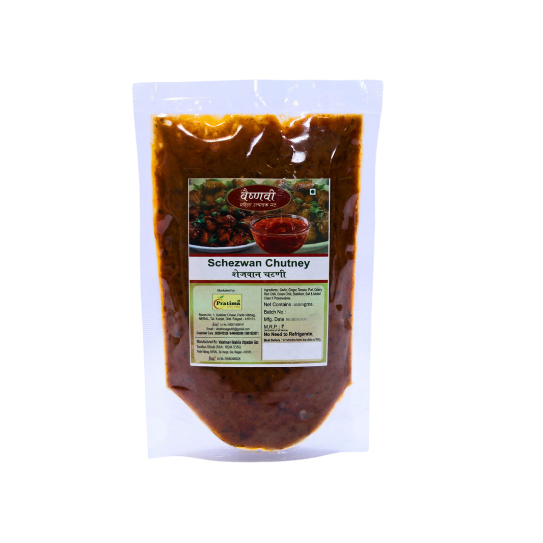VAISHNAVI FOODS shejwan chatani, natural ingredient, no artificial essence, pack of 150 gm