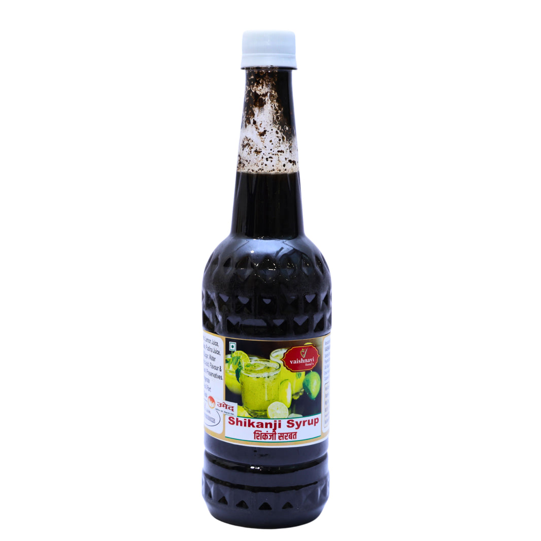 VAISHNAVI FOODS shikanji sarbat, natural ingredient, no artificial essence, pack of 700 ml