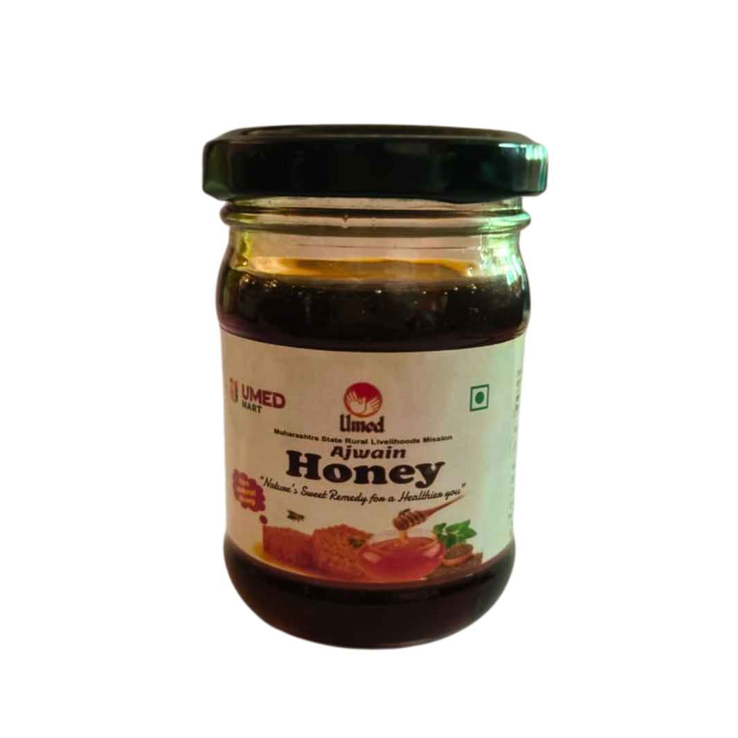 Van Amrut, Natural Ajwain Honey, Made By Natural Ingredients, No Artificial Flavours, Pack of 500 ml