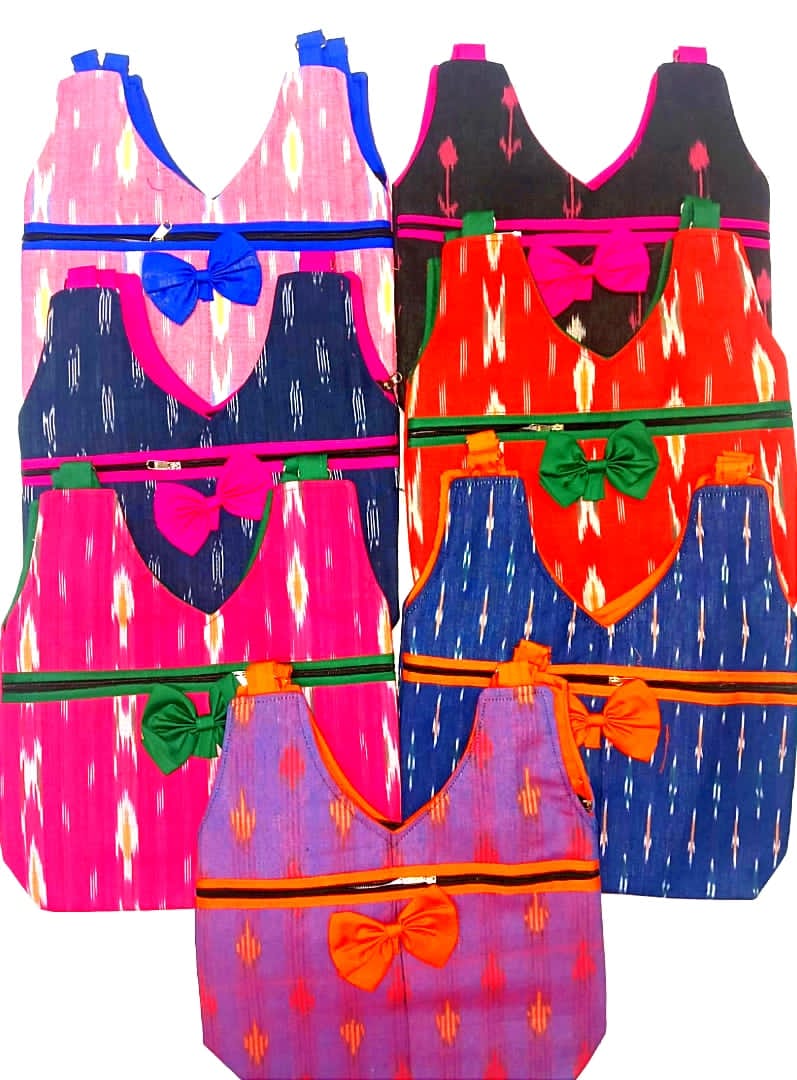 VEERBHADRA HANDMADE Jhola Bag Pack Of 1 Item Handcrafted Reusable Cloth Shopping Bag Durable Eco Friendly Everyday Travel Office College Utility