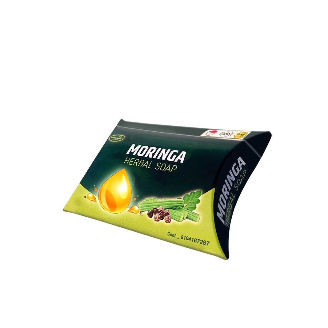 WANKHADE NATURALS, Moringa Soap, Sankalp SHG,  Made By Natural Ingredients, No Artificial Chemical, Pack of 80 gm