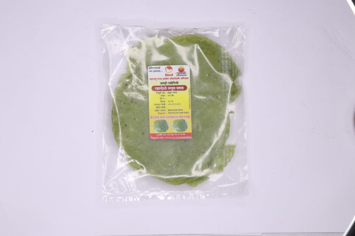 Muktai, Palak Papad, Made By Natural Ingredients, No Artificial Chemicals, Pack of 1000 gm