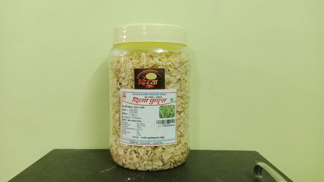 DIVYA,Sorghum Flakes, Made By Natural Ingredients, No Artificial Chemicals, Pack of 250 gm