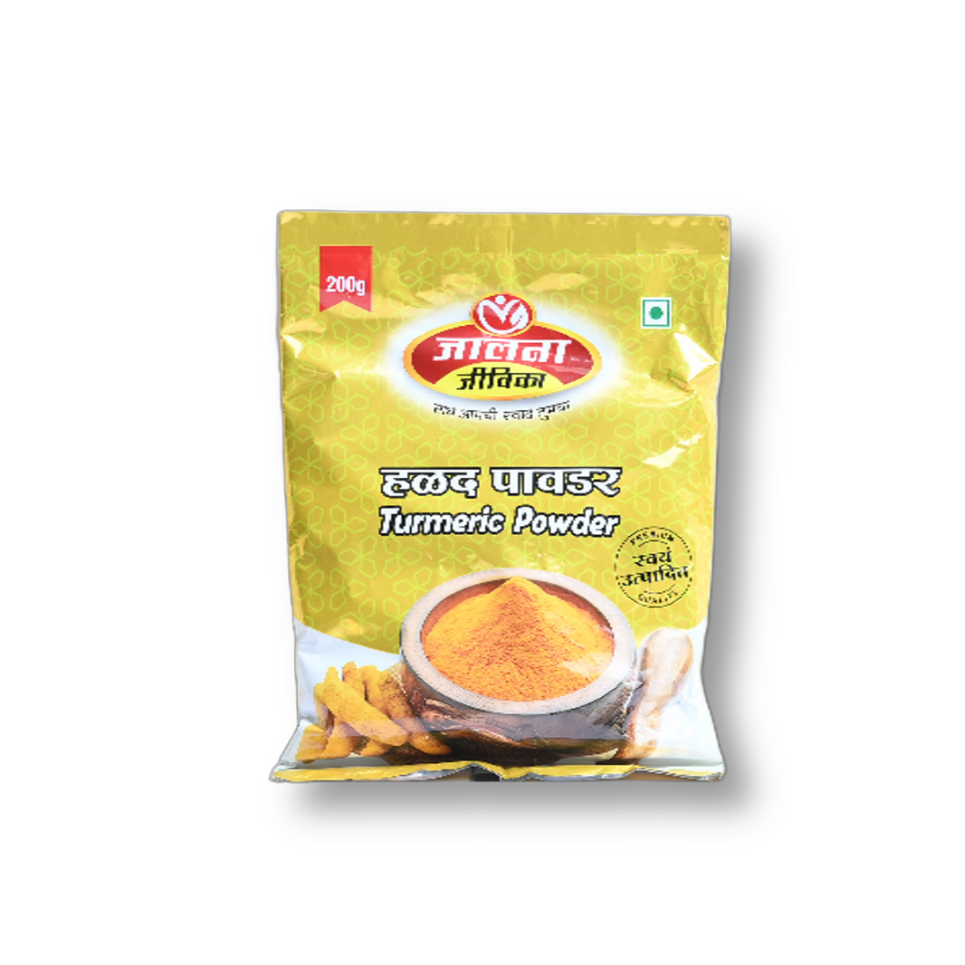 Jalna Jivika Tumeric Powder, Premium Quality, Natural, Healthy, Pack of 100 gms