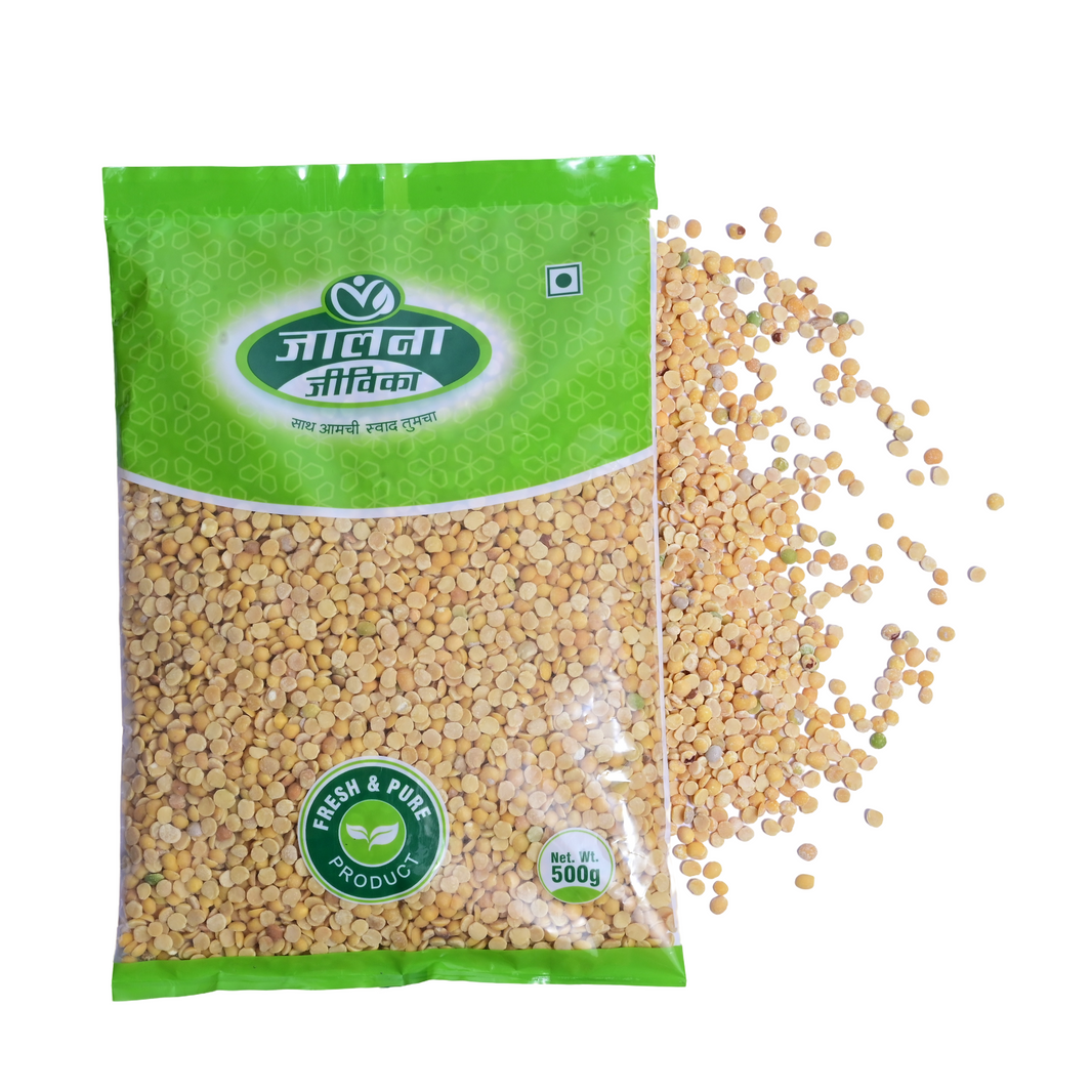 Jalna Jivika Tur Dal, Sri Swami Samarth SHG, Natural, Healthy, Good Source of Thiamin, A B-Vitamin, Best Quality, Pack of 500 gms