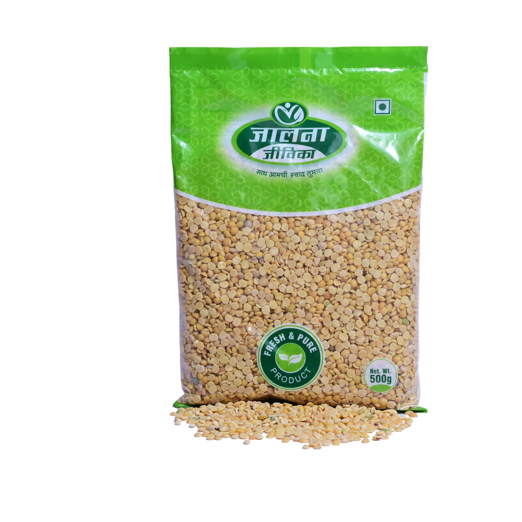 Jalna Jivika Tur Dal, Sri Swami Samarth SHG, Natural, Healthy, Good Source of Thiamin, A B-Vitamin, Best Quality, Pack of 500 gms