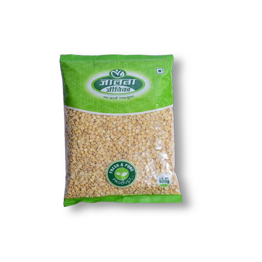 Jalna Jivika Chana Dal, Zashichi Rani SHG, Natural, Healthy, Best Quality, Pack of 500 gms