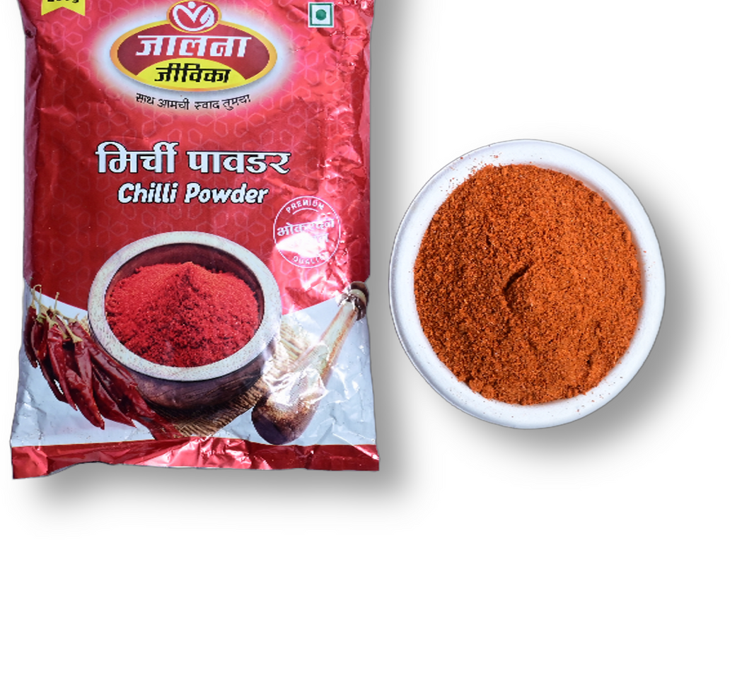 Jalna Jivika Chilli Powder, Premium Chilli Quality, Natural, Healthy, Pack of 100 gms