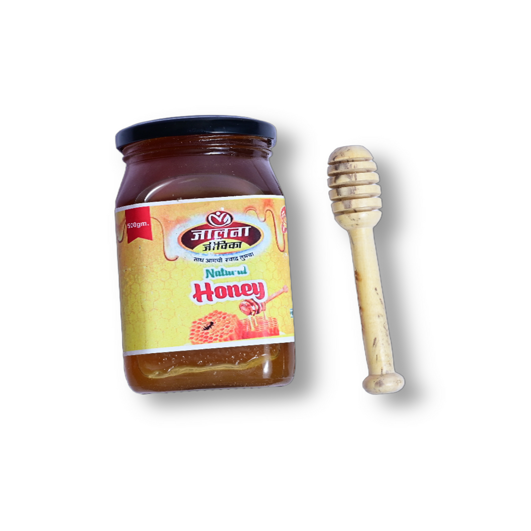 Jalna Jivika Jambun Honey, Made By Natural Ingredients, No Artificial Flavours, Pack of 500 ml