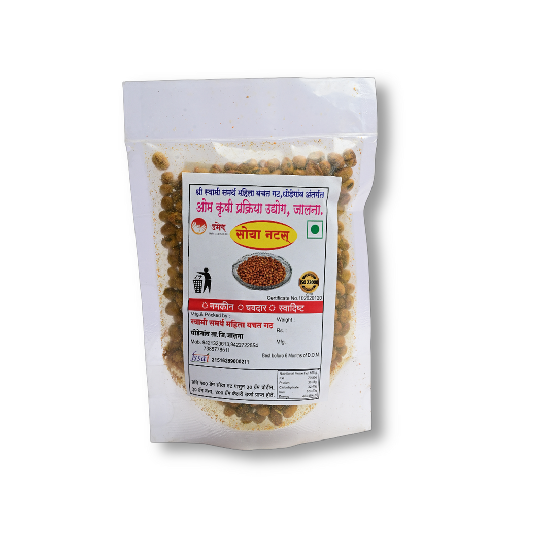 JALNA JIVIKA, Swami Samarth Soya Products, Natural, Ingredients, Unadultrated, Home made, Pack of 500 gm