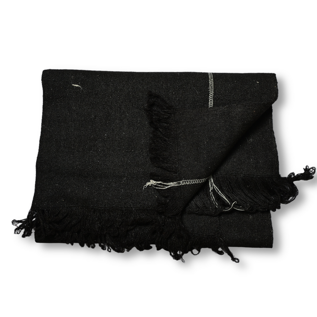 AHILYADEVI SHG Black Ghongadi, Made By Natural Sheep Wool, Traditional Item, Pack Of 1 No, 6ft