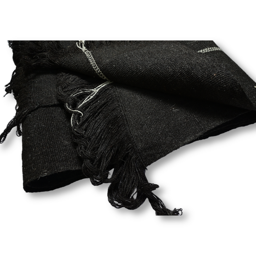 AHILYADEVI SHG Black Ghongadi, Made By Natural Sheep Wool, Traditional Item, Pack Of 1 No, 9ft