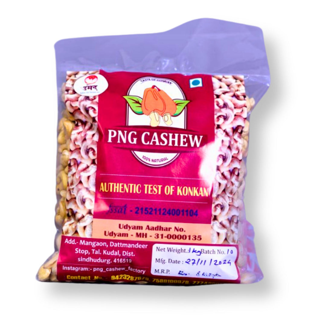 PNG, Cashew, Healthy, Highly Fiberous, Natural, Flavour, Pack of 1000 gm