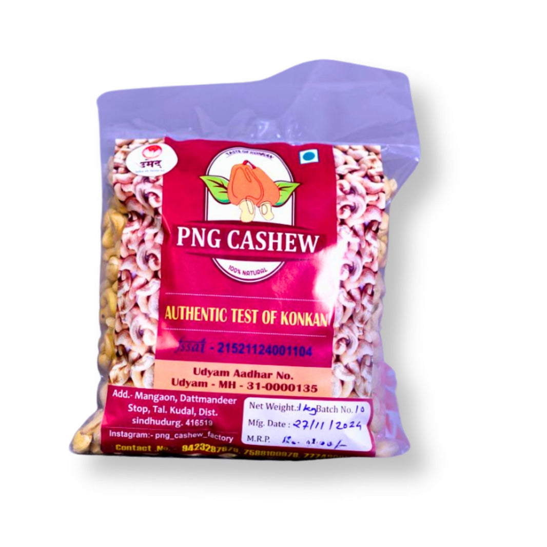 PNG, Cashew, Healthy, Highly Fiberous, Natural, Flavour, Pack of 250 gm