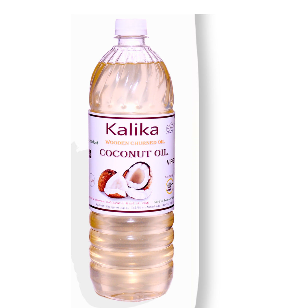 KALIKA Coconut Oil ,Kasturi wooden-pressed, Made By Natural Ingredients, Healthy, Pack of 1000 ml