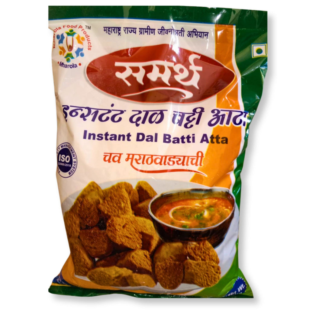 SAMARTH, Dal Batti Ata, Shri Swami Samarth SHG, Healthy, Highly Fiberous, Natural, Flavour, Pack of 1000 gm