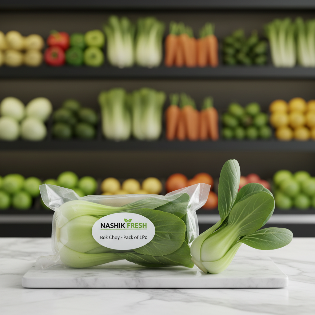 FRESH Bok Choy Pack Of 1Pc Fresh Asian Leafy Vegetable Crisp Premium Quality Healthy Cooking