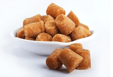 Premium grade, Pure Deshi Gul Jaggery Cubes, Sakhi SHG, Natural, Chemical Free