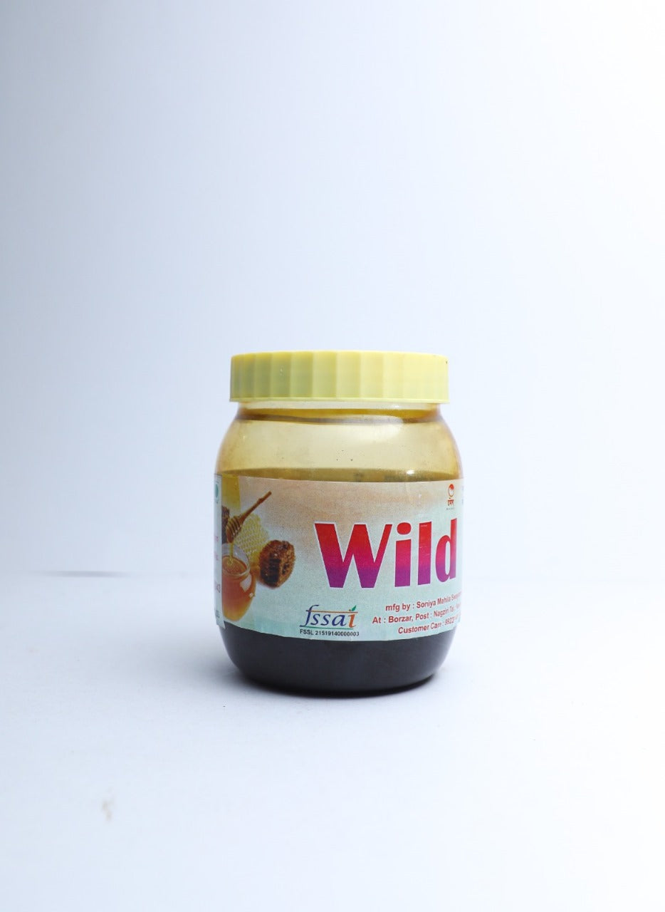 WILD, Natural Honey, Made By Natural, Ingredients, No Artificial Flavour, Pack of 250 gms