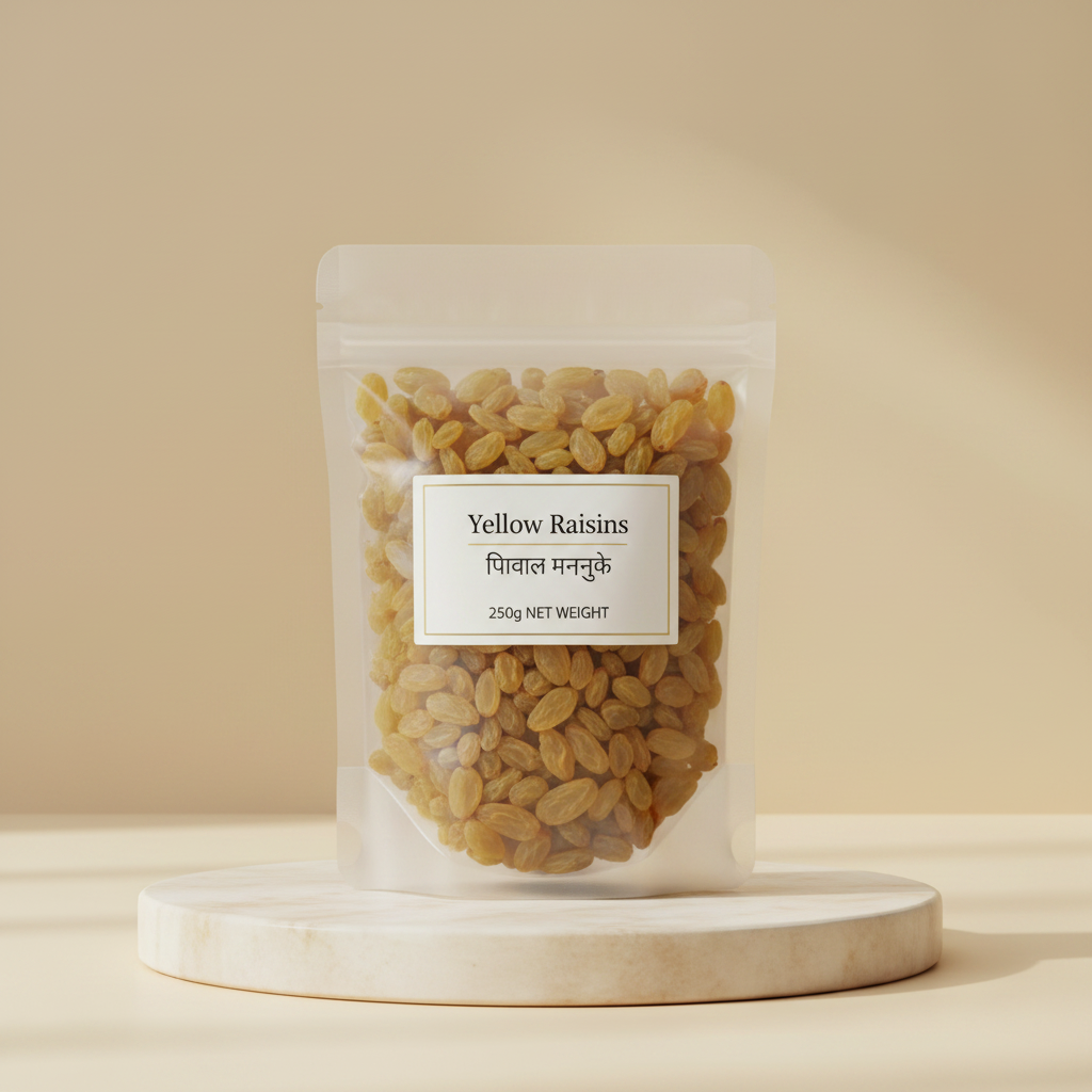 JIJAI Yellow Raisins (Piwale Manuke), 250 g
