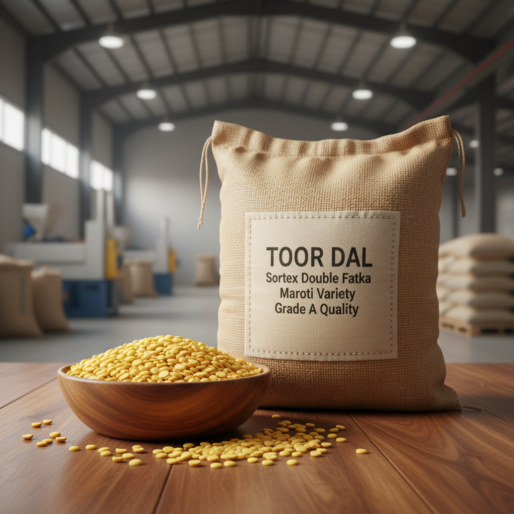 Vidarbha's finest Toor Dal (Sortex Dubble Fatka), Maroti variety, polished Grade A quality