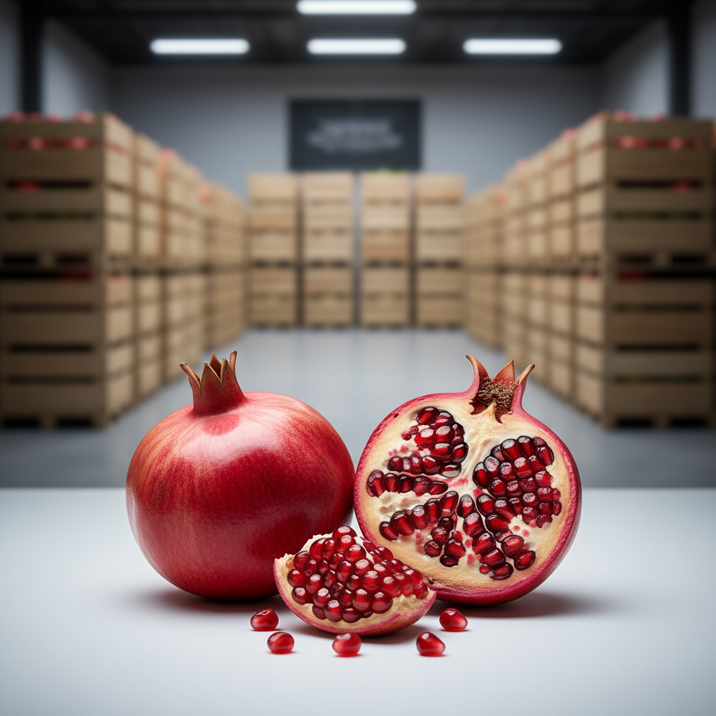 SHIVSWARAJYA PANDHARPUR FPC Premium Fresh Pomegranate Farm Direct B2B Bulk Supply Export Quality Naturally Grown 34 Kg Pack Of 1