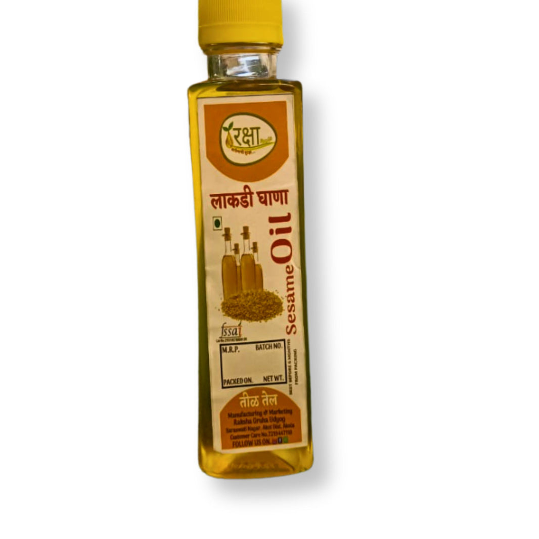 RAKSHA, Sesam Oil , wooden-pressed, Made By Natural Ingredients, Healthy, Pack of 200 ml